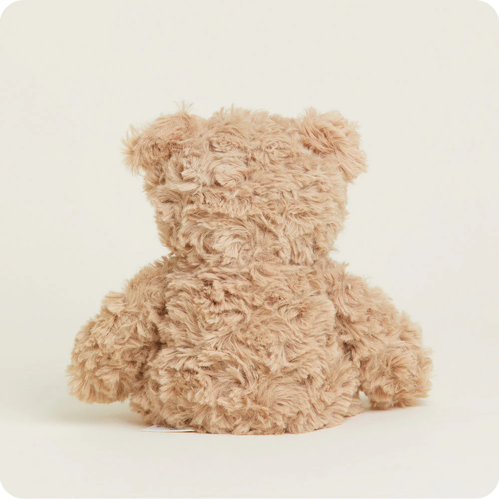 Brown Curly Bear Warmies Junior - Image 5