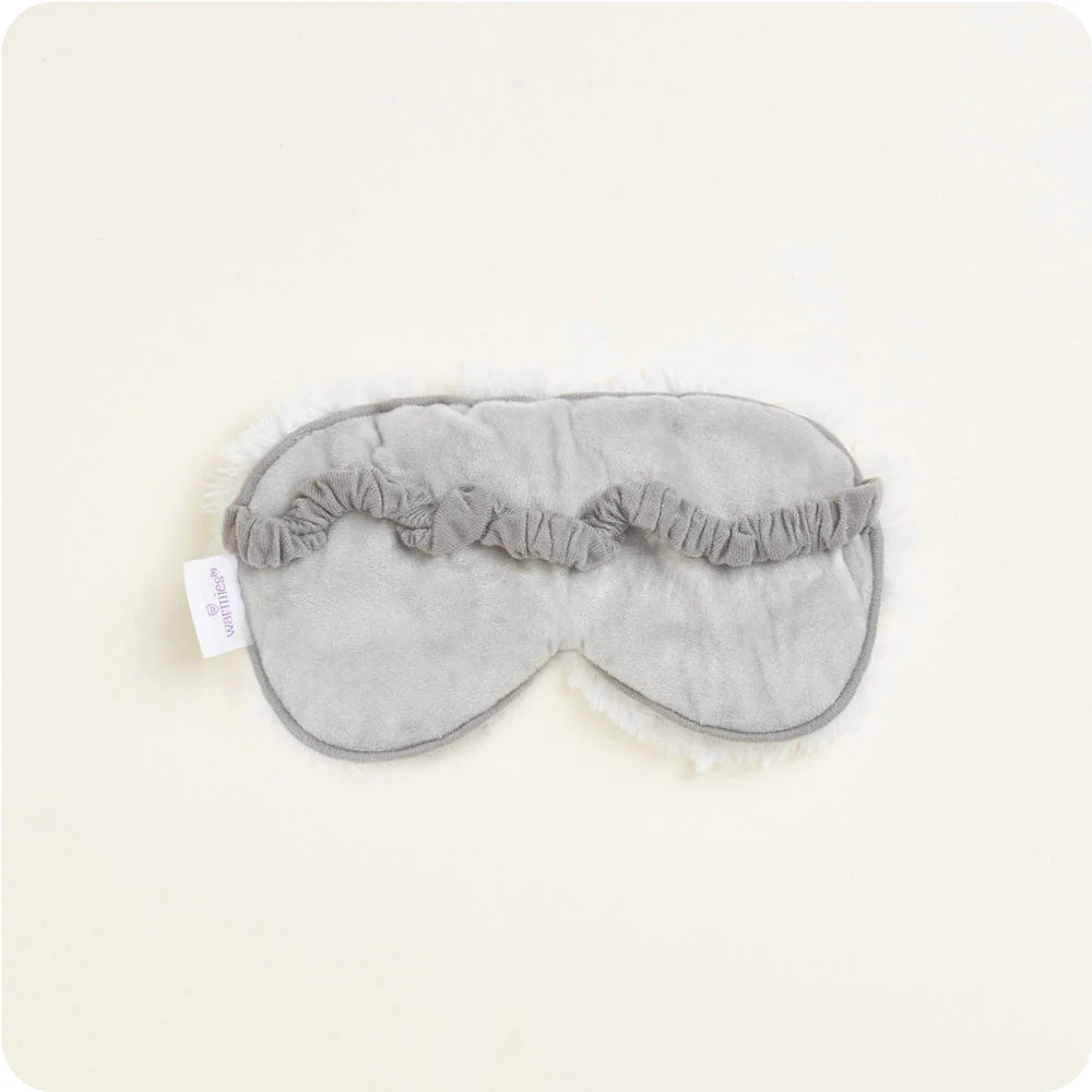 Marshmallow Gray Eye Mask Warmies - Image 3