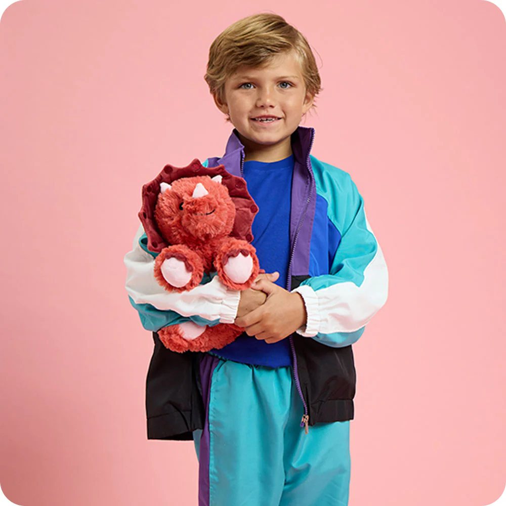 Red Triceratops Warmies - Image 3